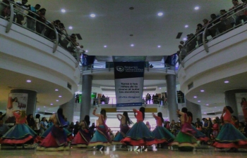 Bollywood Dance performance and a Yoga Class at Tolon Fashion Mall on 29th April 2018 Cd'A Vishwa Nath Goel inaugurated the Indian Tea Exhibition (Chai de la India) at Tolon Mall.  The exhibition will be on till wednesday April 25, 2018.